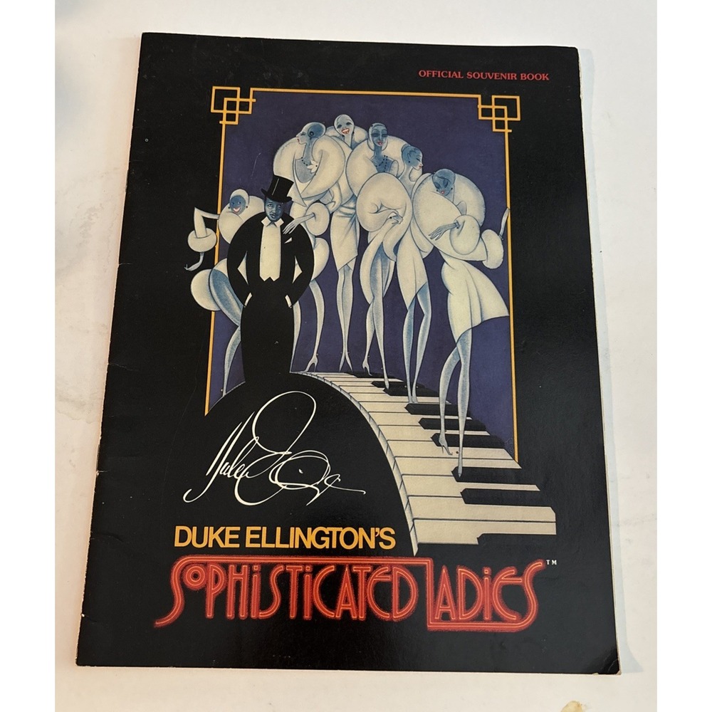 Vintage 1981, 1983 Duke Ellington's Sophisticated Ladies Souvenir Book & Cast